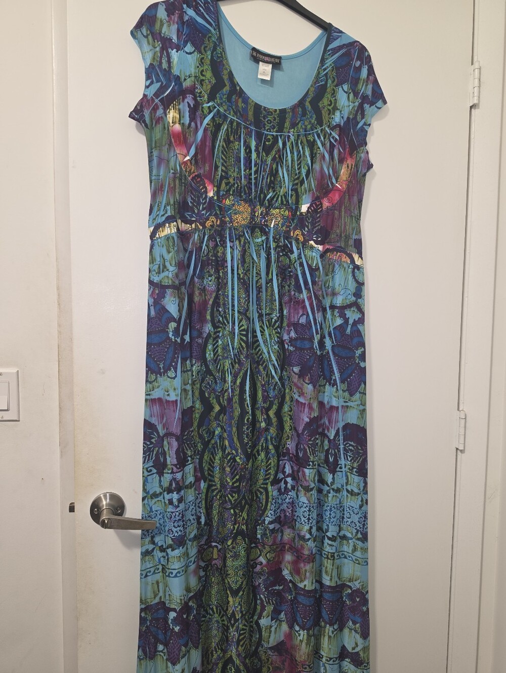 Tropical Multicolor Maxi Dress